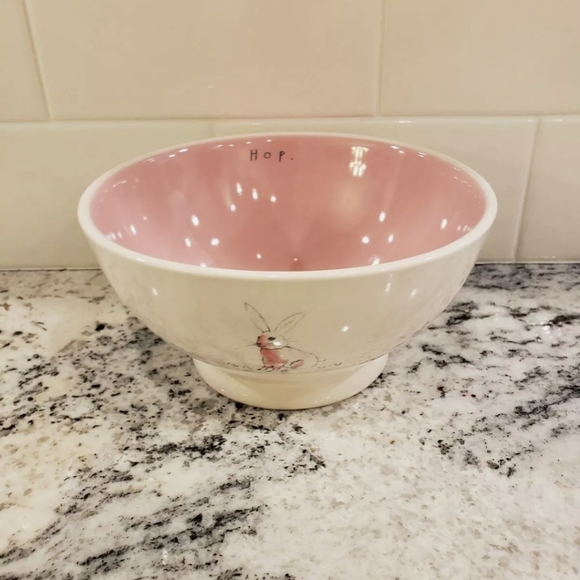 Rae Dunn Easter Egg Banner Plates Bunny bowl - Picture 5 of 9